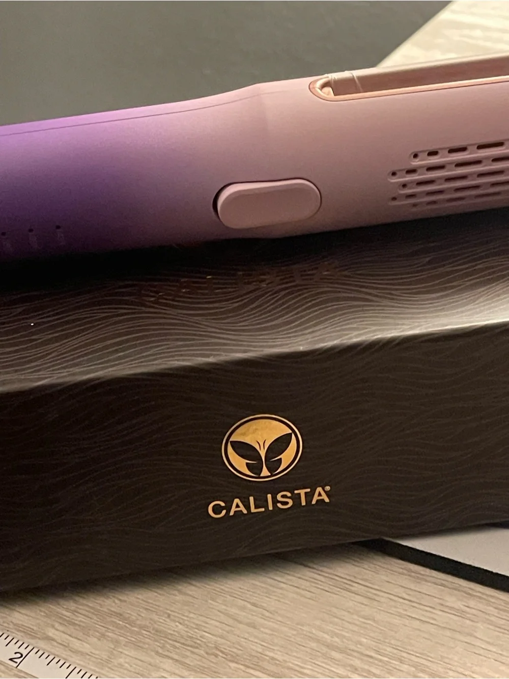 New in Box Calista Air Glide Pink & Purple Hair Styler!